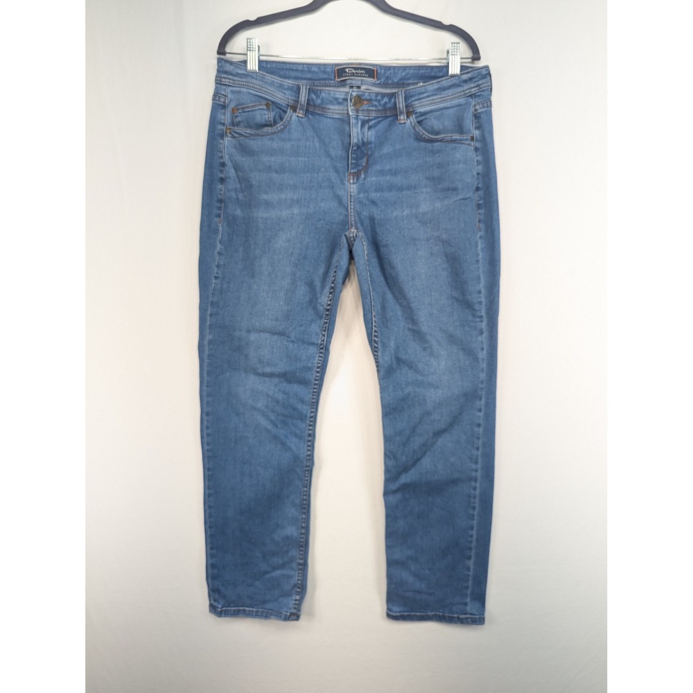 Tommy‎ Bahama Denim Womens 10 Blue Skinny Stretch Jeans Medium Wash Mid Rise